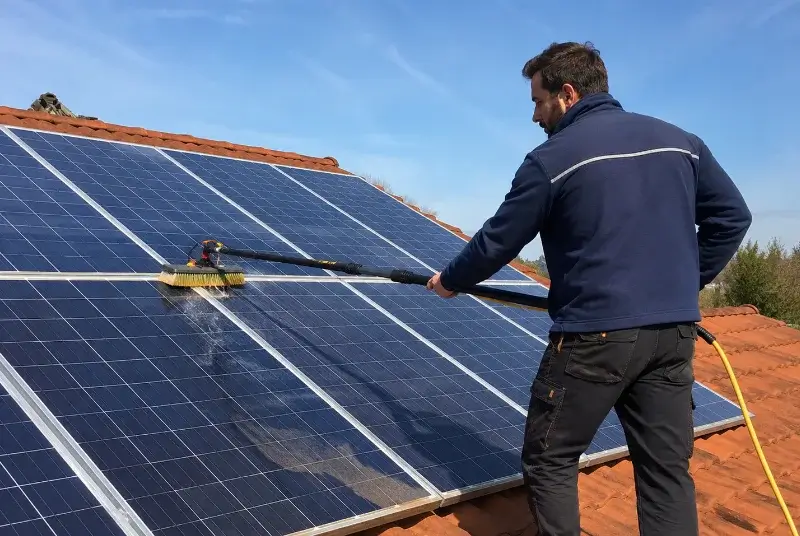 Nettoyage et entretien de panneaux solaires à Dambach